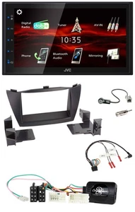 JVC USB Bluetooth Lenkrad DAB 2DIN Autoradio für Hyundai ix35 2010-2013 ohne Sou - Bild 1 von 11