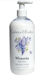 Crabtree & Evelyn WISTERIA Body Lotion 16.9 oz with Pump - Picture 1 of 1