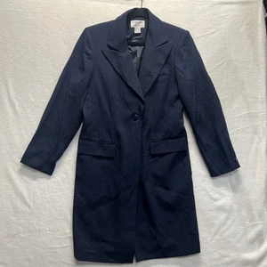 Focus 2000/Charles Glueck Womens Blue Dress Jacket/Long Blazer Size12 - Picture 1 of 9