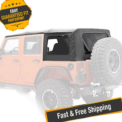 Smittybilt 9080235 OEM Replacement Soft Top for 2007-2009 Jeep Wrangler JK 4 Dr - Imagem 1 de 4