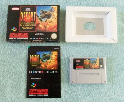 DESERT STRIKE - RETURN TO THE GULF SUPER NINTENDO / SNES GAME * COMPLETE * - Image 1 of 4
