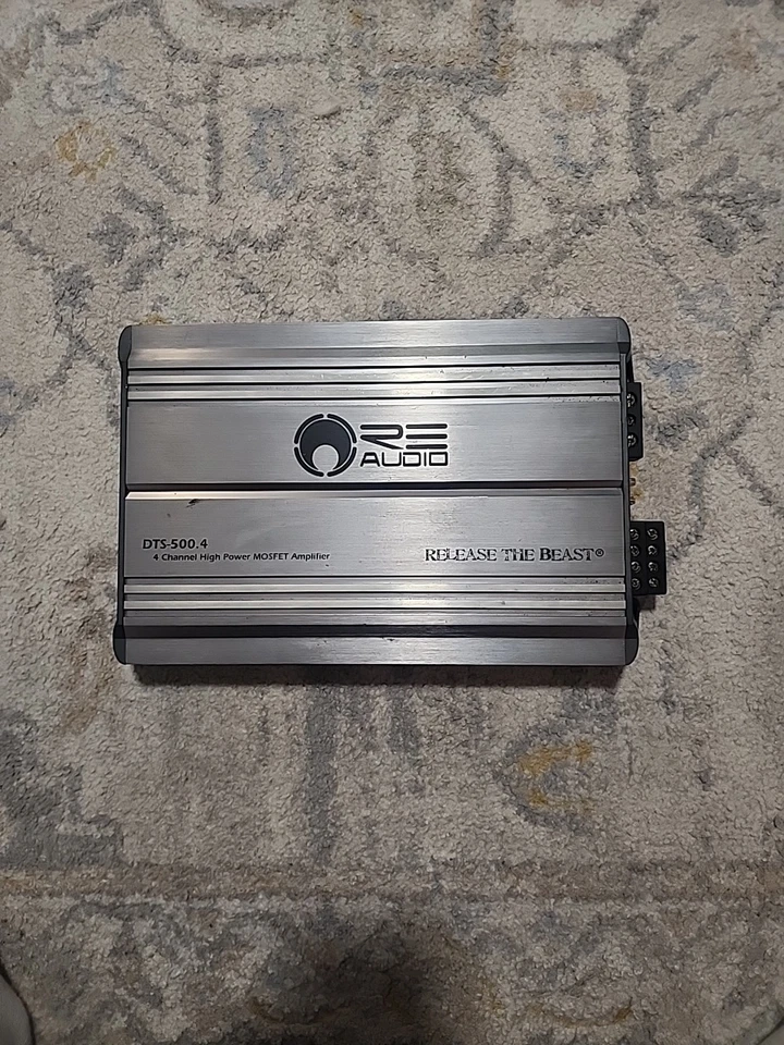 RE Audio Amplifier DTS-500.4 4 CHANNEL HIGH POWER MOSFET AMPLIFIER  - Image 1 of 4