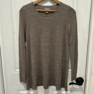 Kenar Damen Pullover aus 100% extrafeiner Merinowolle, Größe S, beige - Bild 1 von 7