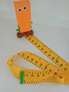 Vintage Fisher Price #610 1982 Curious Critters Frottee Maßband - Bild 1 von 7