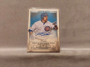 2016 Topps Five Star Kyle Schwarber Autograph Auto & 2018 Panini Donruss /471 - Picture 1 of 4