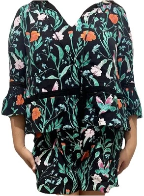 Mameluco Kate Spade Talla 00 New York Jardín Floral Resort Elegante Diseñador Foto 1 de 4