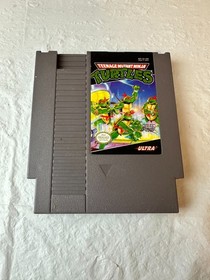 Teenage Mutant Ninja Turtles Arcade Video Game Cartridge Nintendo Nes Authentic