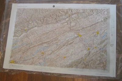 HUBBARD SCIENTIFIC 3DMATIC Topographical Map JOHNSON CITY TN Series V501P New - Image 1 of 4