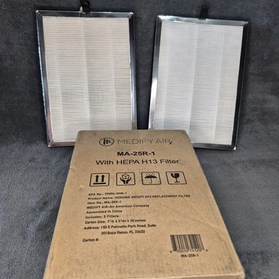 ORIGINAL MEDIFY AIR Filters for  MA-25R-1 NEW, PACK OF 2 Open Box - Image 1 of 3