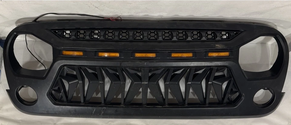 Aftermarket Front Grille for 2007-2018 Jeep Wrangler - Image 1 of 3