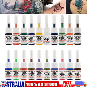 20 Colors Professional Tattoo Ink Monochrome Natural Pure Plant Pigment Kit
