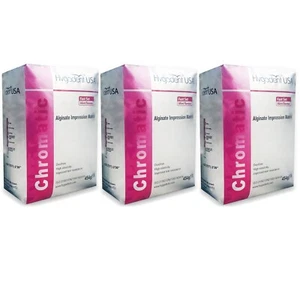 3 x Hygedent Chromatic Dental Fast Set Mint Flavor Dust-Free Impression Alginate - Imagen 1 de 2