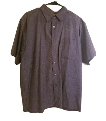 Camisa de vestir Marquis grande gris oscuro remolino manga corta Foto 1 de 4