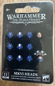 Ultramarines Mark 6 MK VI Heads The Horus Herejía Nuevo en Caja Forge World Space Marines - Imagen 1 de 2