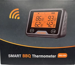 Inkbird IBBQ-4BW Smart BBQ Thermometer Bluetooth WiFi Wireless Meat. OPEN BOX - Bild 1 von 5
