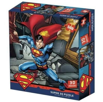 Superman Strength 500 Piece 3D Image Puzzle Official Merchandise NEW UK - Image 1 of 2