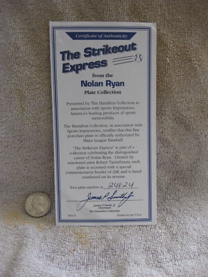 Nolan Ryan The Strikeout Express [Certificate of Authenticity] signed - Image 1 of 2