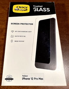 OtterBox Apple iPhone 12 Pro Max Trusted Glass Screen Protector - Picture 1 of 2