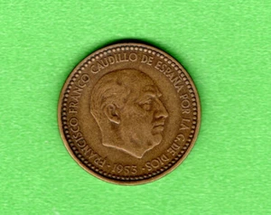 SPAIN 1 Peseta - Francisco Franco Benlliure 1960 - Picture 1 of 2