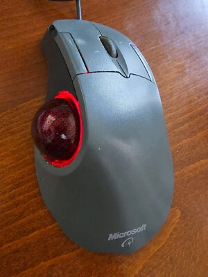 Microsoft Trackball Optical Ergonomic USB Wired Mouse Listed 78CJ - Image 1 of 3