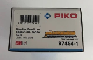 PIKO 97454 H0 DC Diesellok ML 4002 D&RGW Ursprungsausführung + PluX22 Dec. Sound - Bild 1 von 2