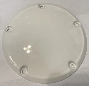 White Powder Coated Derby 25415-99 Cover Harley Davidson 5 Bolt Twin Cam Bike - Picture 1 of 5