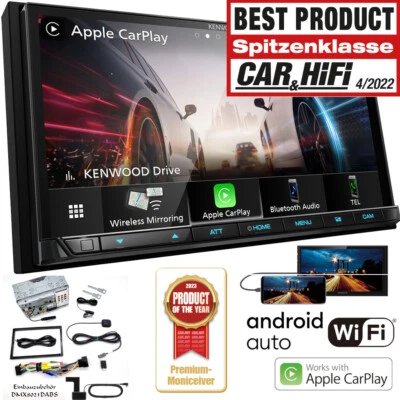 Kenwood DMX-8021DABS 2-DIN Autoradio WiFi DAB+ für android auto apple car play - Bild 1 von 4