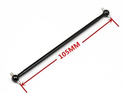 For HPI Ken Block WR8 Flux 3.0 DRIVE SHAFT 105mm 107880-1pc Black - Image 1 of 2