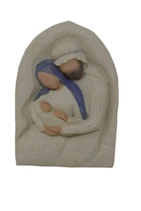 Willow Tree Dendaco Susan Lordi Holy Family A Child is Born Nativity Plaque - Picture 1 of 6