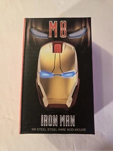 Iron Man M8 Steel Wire Rod Mouse Computer Marvel Avengers  - Picture 1 of 6