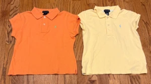 A Lot Of 2 Girl's Ralph Lauren Short Sleeve Shirts, Size L, 12/14 - Picture 1 of 3