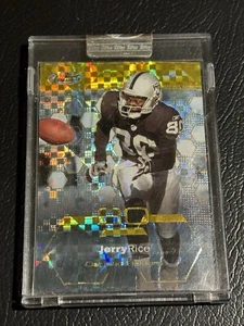 Topps Finest Jerry Rice 2003 refractor X dorado sin circular #/175 sellado - Imagen 1 de 2