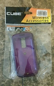 HTC G2 Purple Snap on Rubber cell phone case - Picture 1 of 4