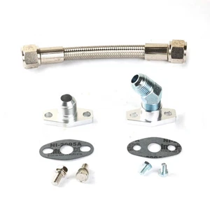 AN10 Oil Return Soft Hose for DSM 1G 2G with Garrett Ball & Journal Bearing - Picture 1 of 5