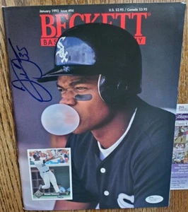 NICE AUTOGRAPHED White Sox Frank Thomas 93 Beckett Magazine Baseball JSA Signed - Picture 1 of 4