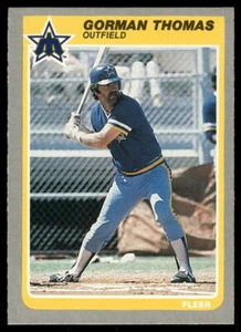 1985 Fleer #503 Gorman Thomas - Picture 1 of 2