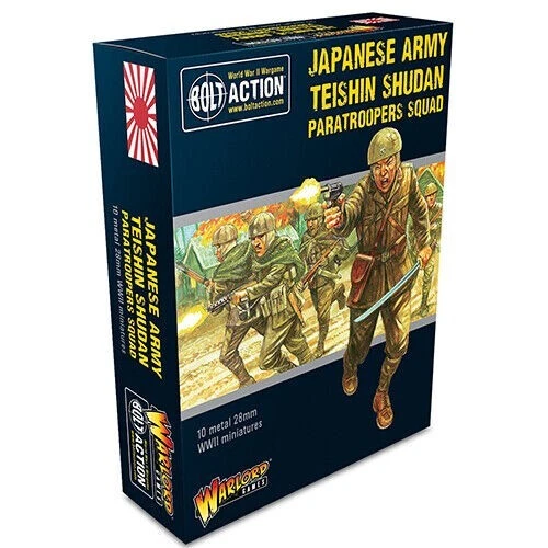 WARLORD GAMES Japanese Army Teishin Shudan Paratrooper squad - Brand New & Sealed