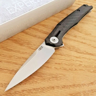 Складной нож Zero Tolerance 3,5 дюйма 20CV со стальным лезвием из углеродного волокна/титановой ручкой - Изображение 1 из 4