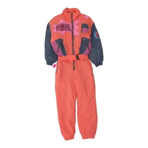 Traje de esquí naranja Supercomp By Elho para mujer | Traje de nieve vintage para esquí deportes de invierno - Imagen 1 de 3