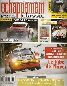 ECHAPPEMENT CLASSIC 42 Proto SIMCA CG MC 230CH 1970 MONTE CARLO MICHEL NOURRY - Imagen 1 de 2