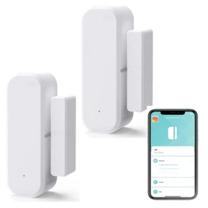 SOLO WiFi Door Window Sensor Smart Home Security Alarm Smartlife App Alexa 2Pack - Picture 1 of 8