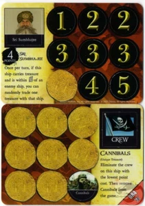 Wizkids Pirates Pocketmodel - Sri Sumbhajee - Cannibals (crew-unique treasure )  - Picture 1 of 1