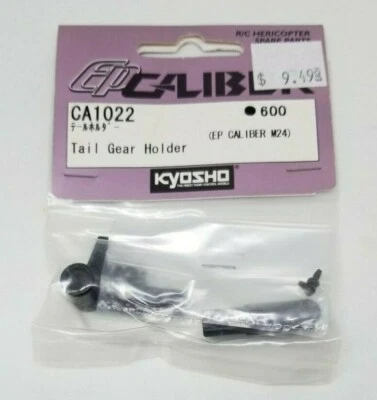 KYOSHO EP Caliber M24 Tail Gear Holder CA1022 RC Helicopter Part NEw - Image 1 of 2