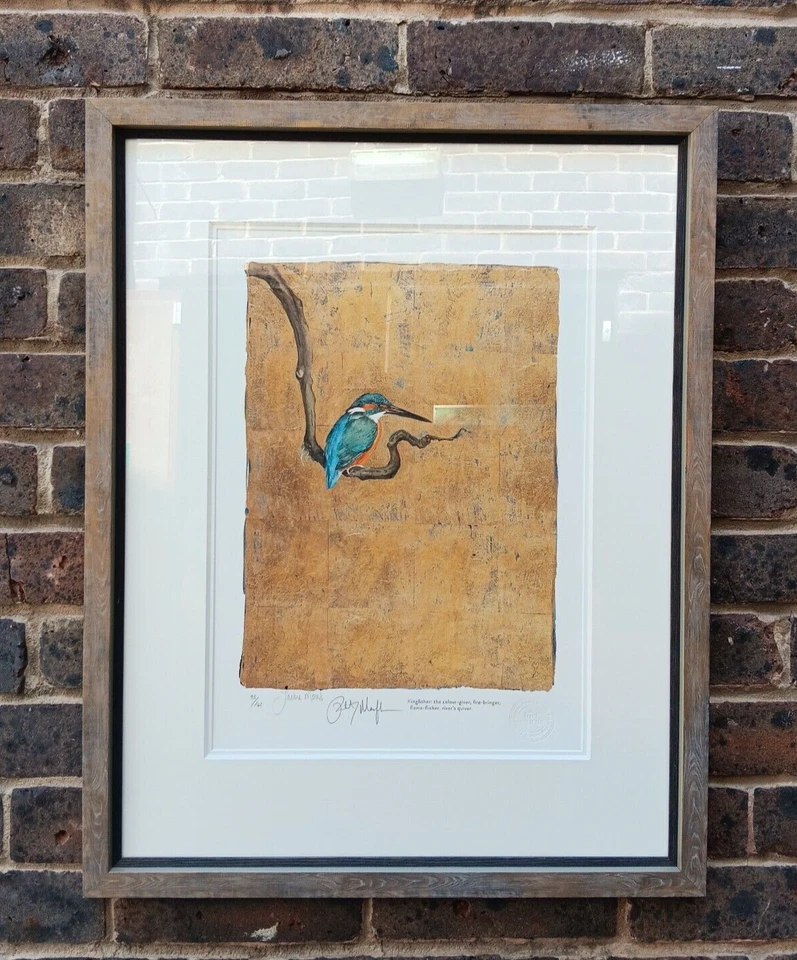 Kingfisher - Jackie Morris & Robert Macfarlane *Enmarcado* Impresión Edición Limitada Foto 1 de 1