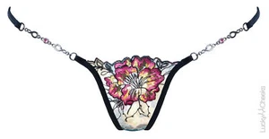 Cuerda de lujo LUCKY CHEEKS Sonderpreis IN HEAVEN negra - LC248IHB talla XS - Imagen 1 de 7