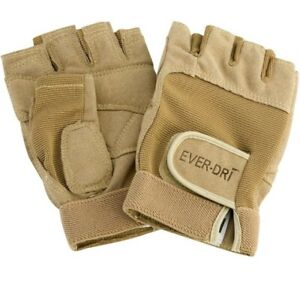 Ever-Dri Director's Fingerless Showcase Color Guard Protective Gloves, Tan: XS