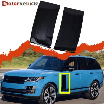 Rejilla de guardabarros de ventilación lateral totalmente negra para Land Rover Range Rover L405 2013-2022 Foto 1 de 4