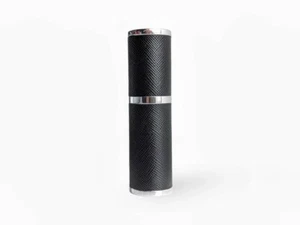 Black Saffiano Leather Perfume/Aftershave Travel Atomizer, 8ml, with Gift Box - Picture 1 of 13