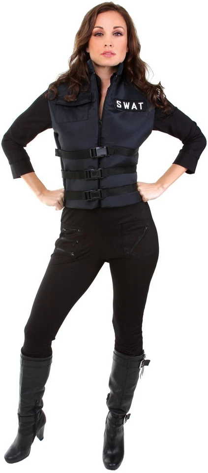 Lady SWAT Adult Costume - Image 1 of 1
