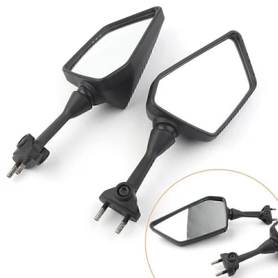 Rearview Side Mirrors Replacement Black For KAWASAKI NINJA 250R EX250 2008-2013 — 第 1/4 张图片